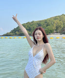 水着ビキニモノキニ花柄セクシー韓国っぽ温泉海ビーチSNS話題 WQ7-BY3029