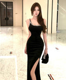 【ロング＆ミニ】Lady's coco キャバドレス セクシー オフショルダー ビジューデザイン ボディコン ベルベット 着やせ パーティー JC2-ZED882631DXH437A