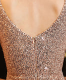 【5色】ロングドレス キラキラ セクシー エレガント 気質 演奏会 宴会 YH2-YEY18177#