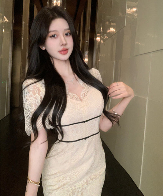 Lady's coco ミニドレス キャバドレス セクシー ウエストシェイプ デート LW2-XKDD452-1037-Sep10