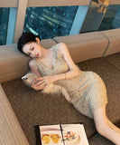 ミニドレス キャバドレス セクシー 上品 ラインストーン装飾 スリムフ ィット ボディコン デート 女子会 JC2-XKDD335A-3138-Sep21