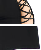 【2点セット】 セクシー コスプレ ハロウィン 闇姫 夜ナカ ブラック 仮装パーティー JC2-XJJ099