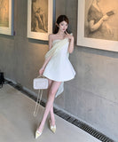 ミニドレス キャバドレス  セクシー エレガント 上品 チューブトップ パーティー 二次会 結婚式のお呼ばれ JC2-XKDHS-109-8365-Sep11