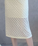 【2色】レース  膝丈ドレス 着瘦せ セレブ風  気質 エレガント MY2-ZED885928GT415