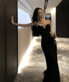 Lady's coco ロングドレス キャバドレス セクシー ライトラグジュアリー スパンコール メッシュ パーティー LW2-HYL11041