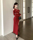 Lady's coco ロングドレス キャバドレス セクシー カットアウト スリット入り マーメイドドレス 指名 パーティー イベント JC2-ZED889186DXH343B