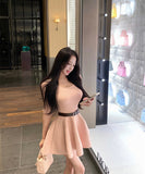 Lady's coco ミニドレス キャバドレス セクシー キラボシ レトロ ホルター ウエストシェイプ デート LW2-XKDD445-2569-Sep11