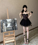 ロングドレスバックレスドレス宴会パーティーキャバドレスキャミワンピナイトクラブキラキラセクシー高級感 WQ2-ZED888100HS109