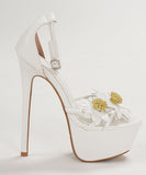 Lady's coco ハイヒール  ファッション パーティー ヒール サンダル ストーム付き オープントゥ ストラップ レディース LW5-XLMY-9966-285