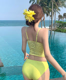 4点式セットビキニ水着花柄ワンピースレース体型カバー高級感セクシー温泉ビーチ海旅行SNS話題タンキニ WQ7-GM-adn007