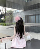 ミニドレスレースセレブ風カワセクシーAラインお姫様パーティー宴会誕生日ドレス高級感気質 WQ2-XKD-D452-1033-Mar2