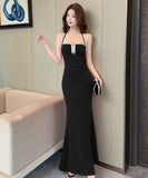 【3色】 ロングドレス キャバドレス セクシータイトキャミワンピ スリット入り ショート丈 デート 女子会 パーティー 二次会 LW2-OYF9758