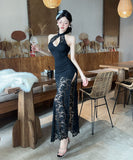 【秋新作】ロングドレス キャバドレス フレンチエレガント ワンショルダー ウエストマーク タイト シルエット 着痩せ セクシー 大人フェミニン LW2-DD5825