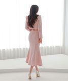 【上下セット】ロングドレス キャバドレス  高品質 かわいい セレブ風 MY2-ZED88749E49