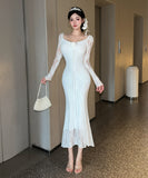 【3色】ロングドレス キャバドレス セクシー レース  ノースリーブ リボンストラップ LW2-DD5819