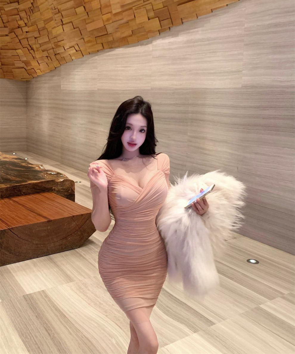 Lady's coco ミニドレス キャバドレス セクシー レトロ ウエスト