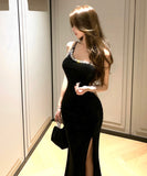 【ロング＆ミニ】Lady's coco キャバドレス セクシー オフショルダー ビジューデザイン ボディコン ベルベット 着やせ パーティー JC2-ZED882631DXH437A