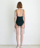 【2色】ビキニ水着モノキニ体型カバーリボン温泉大人可愛い海ビーチ旅行セクシー WQ7-BY3108