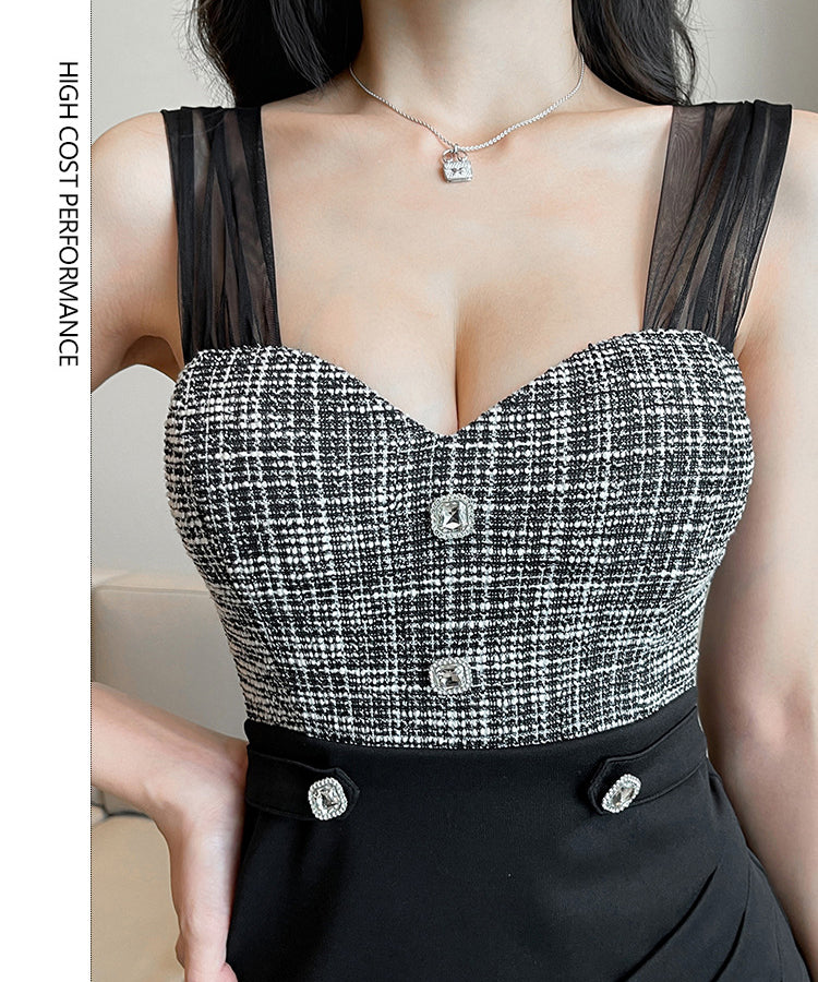 ミニドレス キャバドレス セクシーギャル系 キャミ バックレス