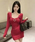 【2色】Lady's coco ミニドレス キャバドレス セクシー チュール クラブドレス ナイトドレス レディースファッション 大人可愛い セクシースタイル LW2-DD5817