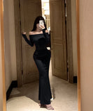 Lady's coco ロングドレス キャバドレス セクシー ボディコン マーメイドドレス 二次会 披露宴 パーティー 上品 LW2-DD5919