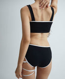 【2色】3点セット ビキニ 水着 フリル カワセクシー ガーリー レース 小胸さん ビーチ 海 温泉 WQ7-YQ-HHwASNLL