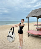 ビキニ水着モノキニ体型カバーリボン温泉大人可愛い海ビーチ旅行セクシー WQ7-BY3116