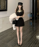 ミニドレス キャバドレス セクシー ホルターネック フレンチシック 着痩せ パーティー クラブ JC2-XKDD310-3302-Sep8