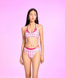 2色3点式セットホルターネック水着ビキニワンピースセクシーモノキニ温泉ビーチ海 WQ7-YQ-HHA77XALL