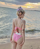 【2色】ビキニ水着セクシー温泉ビーチ海三角ビキニモノキニタンキニSNS話題 WQ7-CF-SNMZ1155