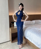 【秋新作】ロングドレス キャバドレス フレンチエレガント ワンショルダー ウエストマーク タイト シルエット 着痩せ セクシー 大人フェミニン LW2-DD5825