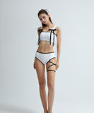 【2色】3点セット ビキニ 水着 フリル カワセクシー ガーリー レース 小胸さん ビーチ 海 温泉 WQ7-YQ-HHwASNLL