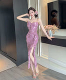 【4色】ロングドレス キャバドレス 2点セット  ボディコン エレガント メッシュ ナイトウェア パーティー 指名 JC2-DD5517