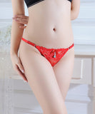 【7色】レース ストーンチャーム付き セクシー Tバック  サイズ調整可能 大人ランジェリー LW8-HS2003