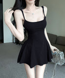 【2色】ミニドレス キャバドレス セクシー デコルテ見せ キャミワンピース 大人可愛い フェミニンドレス  LW2-SB7959