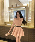 Lady's coco ミニドレス キャバドレス セクシー キラボシ レトロ ホルター ウエストシェイプ デート LW2-XKDD445-2569-Sep11