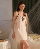 【2色】セクシー レース ナイトドレス  バックオープン ルームウェア LW8-GR5677