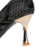 【4色】ハイヒールセクシーエレガントレースパンプス7CM美脚効果 歩きやすい 流行り OL 百掛け WQ5-DS1818-50