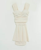 【2色】水着ビキニワンピビキニ体型カバーAライン着痩せ気質温泉ビーチ海旅行 WQ7-CF-YLQ9115