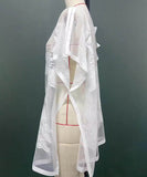 サンドレス ミニドレス 透明感 花柄 セクシー おしゃれ チュール hot girl WQ2-CM81468