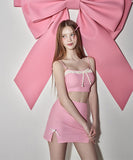 ビキニ モノキニ かわいい 水着 蝶結び 温泉 おしゃれ 体型カバー YH7-DP-A32677