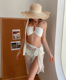 3点セットビキニ モノキニ 水着 セクシー 谷間露出 ビーチ 着痩せ おしゃれ YH7-CF743