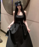 【3色】Lady's coco ロングドレス キャバドレス セクシー フレンチ ワイドストラップ エレガント タイト 上品 ウエストマーク Aライン リボンデザイン JC2-CD7-337-31130860