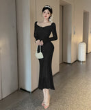 【3色】ロングドレス キャバドレス セクシー レース  ノースリーブ リボンストラップ LW2-DD5819