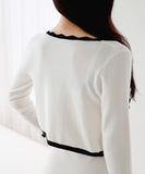 【2点セット】 ミニドレス キャバドレス セクシー 韓国風 ニットタイトセット 長袖 クルーネック ビスチェ  上品コーデ デート 女子会 カフェ LW2-DD6030