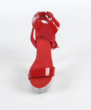 ハイヒール クリアヒール キラキラ  ビジュー ストーム付きピンヒール 美脚効果 歩きやすい 靴 セクシー サンダル LW5-JJ190-Q23