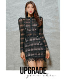 ミニドレス キャバドレス セクシー 上下セット レーストップス ハイウエストタイトスカート オフィスカジュアル 大人の女性 気品エレガント JC2-ZED887925A71