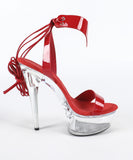 ハイヒール クリアヒール キラキラ  ビジュー ストーム付きピンヒール 美脚効果 歩きやすい 靴 セクシー サンダル LW5-JJ190-Q23