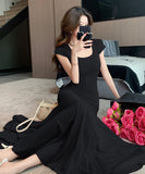 【4色】ロングドレスマーメイドドレスセクシー着痩せ気質エレガント同伴おしゃれ WQ2-ZED886509GT513