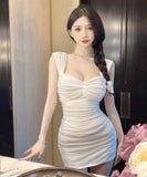 【3色】ミニドレスセクシーキャバドレス谷間見せチュールナイトクラブキャバクラタイトドレス WQ2-DD4468